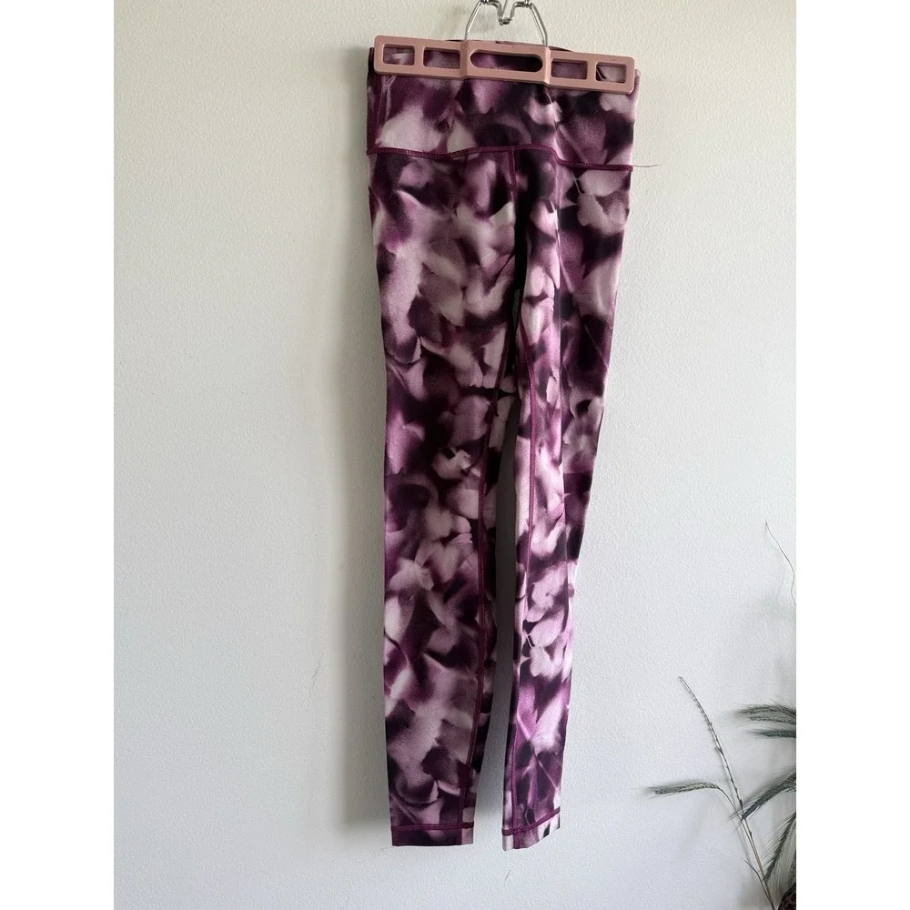 Lululemon Wunder Under Hi-Rise Leggings‎ Luon LW5AP7S Size 4 In Rasberry